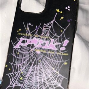 Black and Purple Spider Web Phone Case